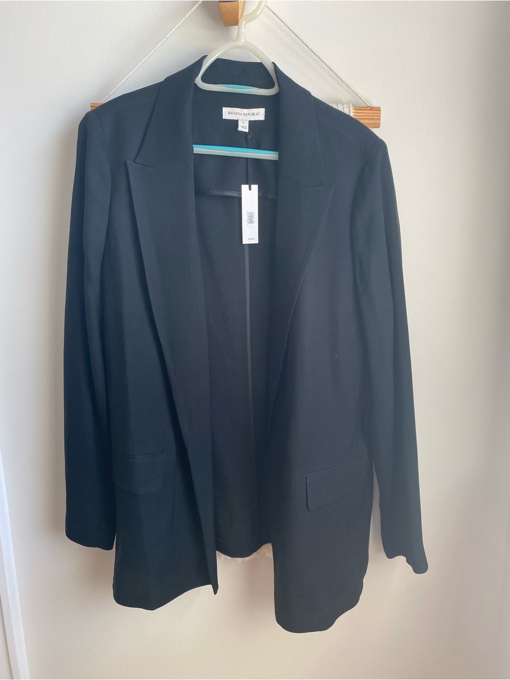 Banana Republic Women's Black Lightweight Open Blazer